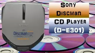 Sony Discman ESP Electric Shock Protection Mega Bass CD Compact Player Heat Resistant Lid (D-E301)