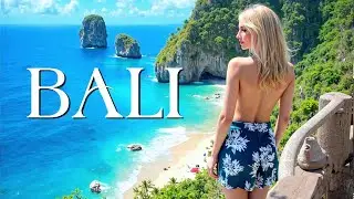 4K Bali 2025 🇮🇩 Tropical Paradise, Lush Landscapes & Ocean Views Aerial Journey With Deep House
