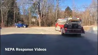 Factoryville Fire Department Tanker 9 responding