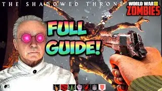 WW2 Zombies THE SHADOWED THRONE - EASY Full Easter Egg Guide Tutorial Gameplay