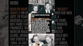 Mickey Mantle&rsquo;s Wife Was the Real Hero #Shorts