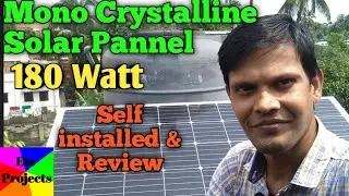 180Watt Loom Solar Panel Home Setup #MonoCrystallinePannel
