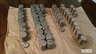 Kennedy Half Dollar coin roll hunt