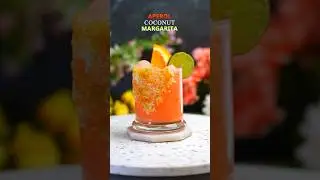Tropical Twist: Aperol Coconut Margarita 🍹✨#shortvideo #drink #juice #shorts