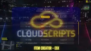 FiveM Item Creator - ESX - CloudScripts - Script - GTARP