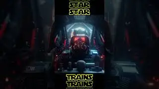 What if STAR WARS were about TRAINS? Future train horns! Fictional future train! #shorts #starwars
