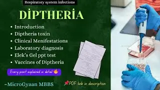 Diphtheria Microbiology: Toxin, Menifestations, Elek’s Gel ppt Test & DPT Vaccine | MicroGyaan MBBS