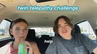 TWIN TELEPATHY TEST (shopping for each other)