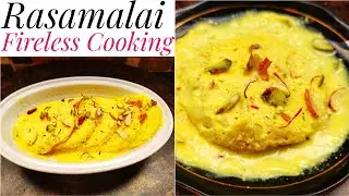 🔥Cooking with out Fire for School Competition | Rasamalai | Instant Sweet| Fireless Cooking|