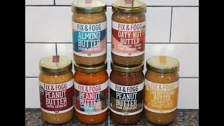 Trying Six Nut Butters from Fix & Fogg