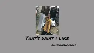 Cho Seungyoun (coves) - That’s what I like