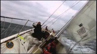 Headsail change preparation