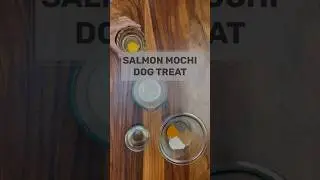 🎣 Salmon Mochi Dog Treats |  Gluten-Free Homemade Dog Treat Recipe #dogtreats #doglove