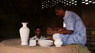 Making of Blue Pottery | History of Indian Artisan | Mitti k Bartan |