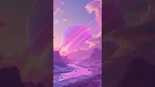 Ringed Planet(Sci-Fi MusicAmbience)#space#shorts#music#universe#astrology#relaxingmusic#dark#cosmos