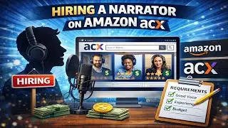 Hiring A Narrator on Amazon ACX #amazonacx #acx #amazonaudiobooks #audiobooks #audiobook