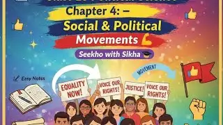 Class 10 political science chapter no 4: social and political movement Maharashtra Board