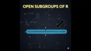 H is open subgroup of (R,+) . Show that R=H #grouptheory #iitjam2026 #csir