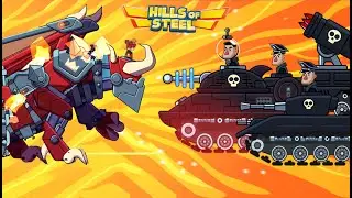Hills of Steel : Legendary Tank Immortal VS All 11 Bosses   #hillsofsteel   #tankgame