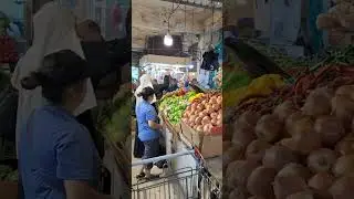 سوق الخضار والفواكه بالعاصمة عمان وسط البلد