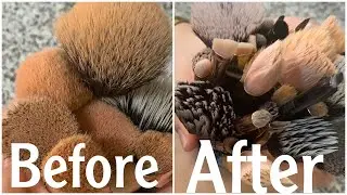 How to Clean Makeup Brushes | Easiest & Cheapest way #makeupbrushes #cleaning #hack #howtoclean #Diy