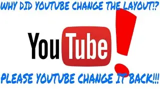 New youtube layout  (ps4)  (youtube creaters please watch this)