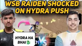 WSB RAIDEN REACT ON HYDRA 🐉 SPARSH DIRECT SLAM ✅ BGMI