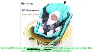 ECE R44/04 Standard Baby Car Seat  ISOFIX LATCH 360 Degrees Rotary Child Car Safety Seat  0-12Y/0-3