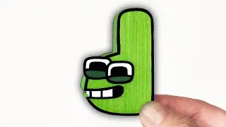 Cool Craft | Paper Alphabet Lore d 💚