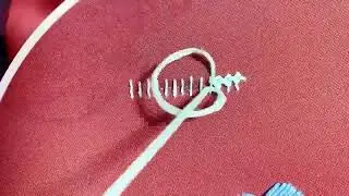 How to repair holes in clothes with hand embroidery