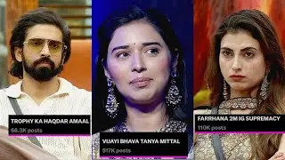 Bigg Boss 19:  Farrhana, Tanya, Amaal Huye Twitter Par Trend, Gaurav, Pranit Ko Nahi Mila SUPPORT?