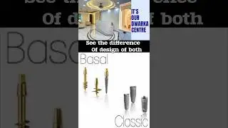 Design of Basal implant-Teeth can be fixed early in case of Basal implants #basalimplants #fixteeth