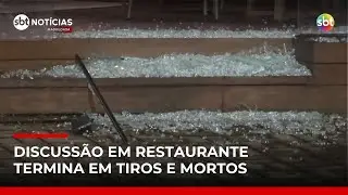 Clientes discutem e tiroteio em restaurante deixa dois mortos em Barueri (SP) | #SBTNot&iacute;cias
