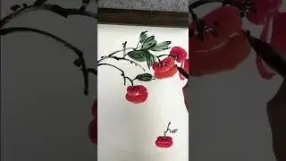 Little Artists, Big Persimmons! 🍊🌳 Kids Draw Nature's Juiciest Fruit!
