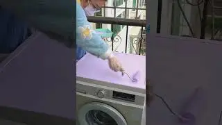 From Bland to Bold: My Purple Washing Machine Makeover!