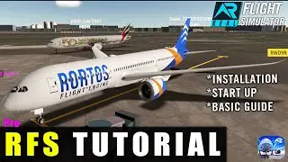 RFS-Real Flight Simulator -Tutorial||Installation, startup and learn basic Guide||RFS PRO||ANDROID||