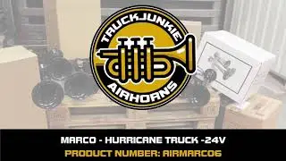 AIRMARC06 | MARCO - HURRICANE TRUCK -24V | TRUCKJUNKIE AIRHORNS