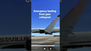 emergency landing on a350 1000 #commercialaircraft #rfs #emergency #shorts #landing #a350 #1000