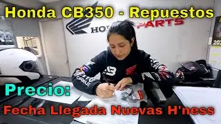 Honda CB350 Repuestos Fecha llegada nuevas CB350 H'ness a Colombia