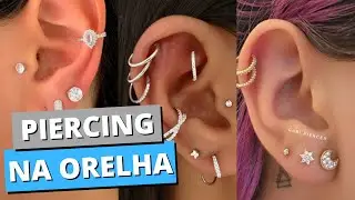 PIERCING NA ORELHA: Tipos e nomes de piercings na orelha que vão te surpreender!