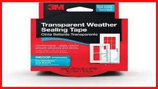 Great product -  3M Interior Transparent Weather Sealing Tape for Windows and Doors, Moisture Resist