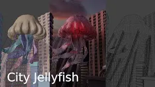 City Jellyfish (made in Blender)
