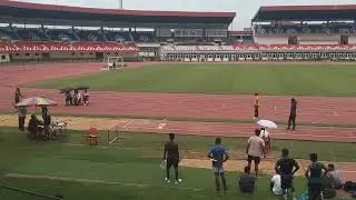B.P.E.D selection at kalinga stadium, back throwball 12.97 mt Odisha 
