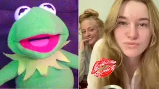 Flirting with Kermit On Omegle