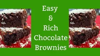 Fudgy Homemade Brownies from Scratch | Easy & Rich Chocolate Brownie Recipe