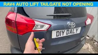 Toyota Rav 4 Автоматический подъем задней двери не открывается