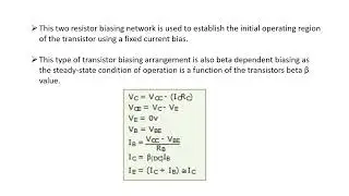 BIASING METHOD OF BJT