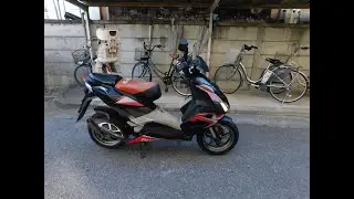 アプリリア　SR50　黒　インジェクション
