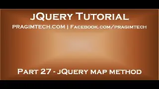 jQuery map method