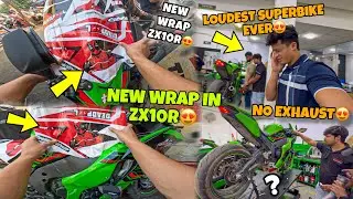 New Wrap😍Zx10r | Deadpool Wrap😍 on my Zx10r | Finally  MODIFICATION Start hogai Zx10r ki